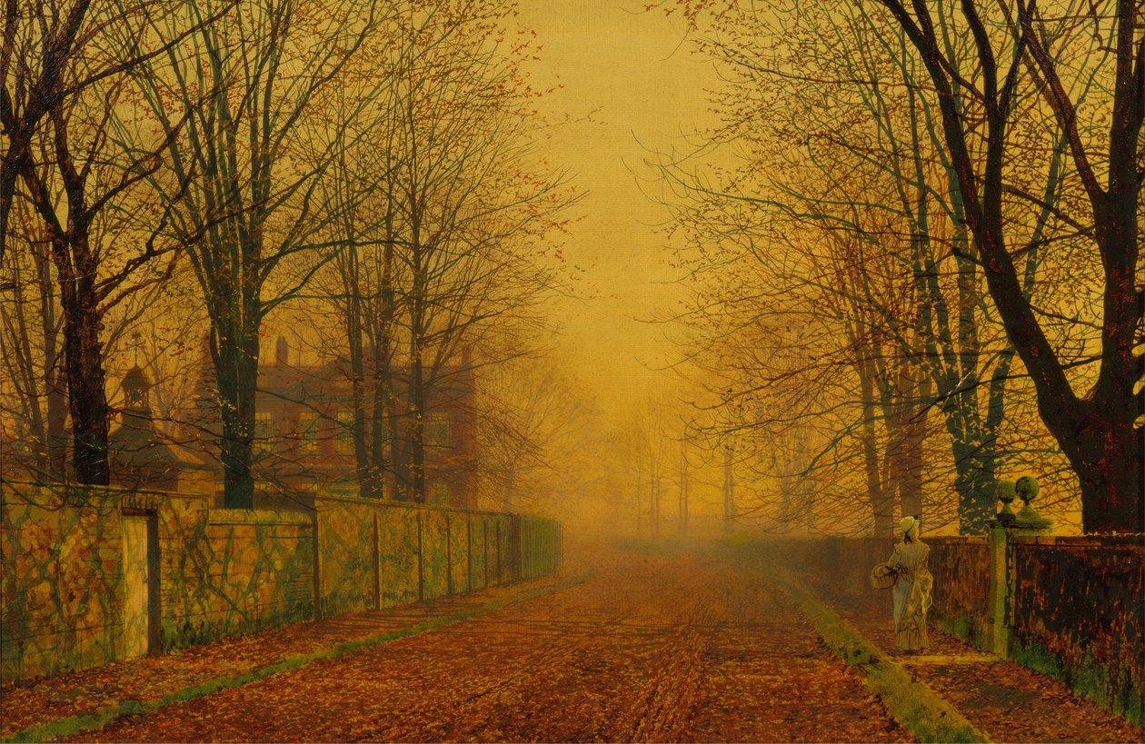 Abendglühen von John Atkinson Grimshaw