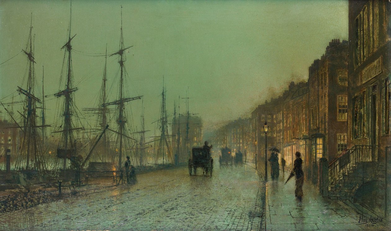 Glasgow Dock von John Atkinson Grimshaw