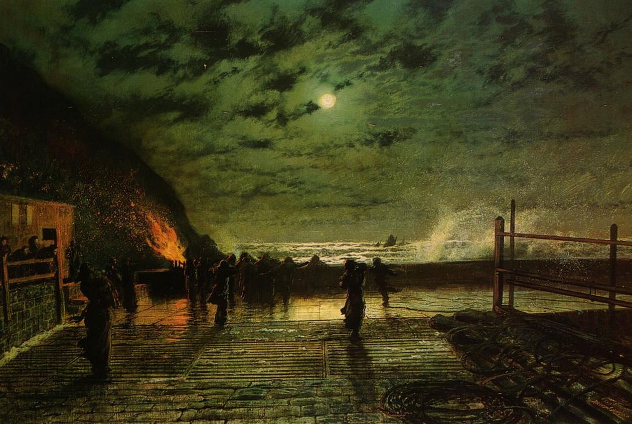 In Gefahr von John Atkinson Grimshaw