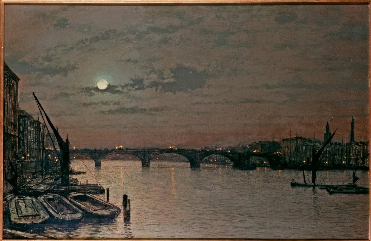 London Bridge von John Atkinson Grimshaw