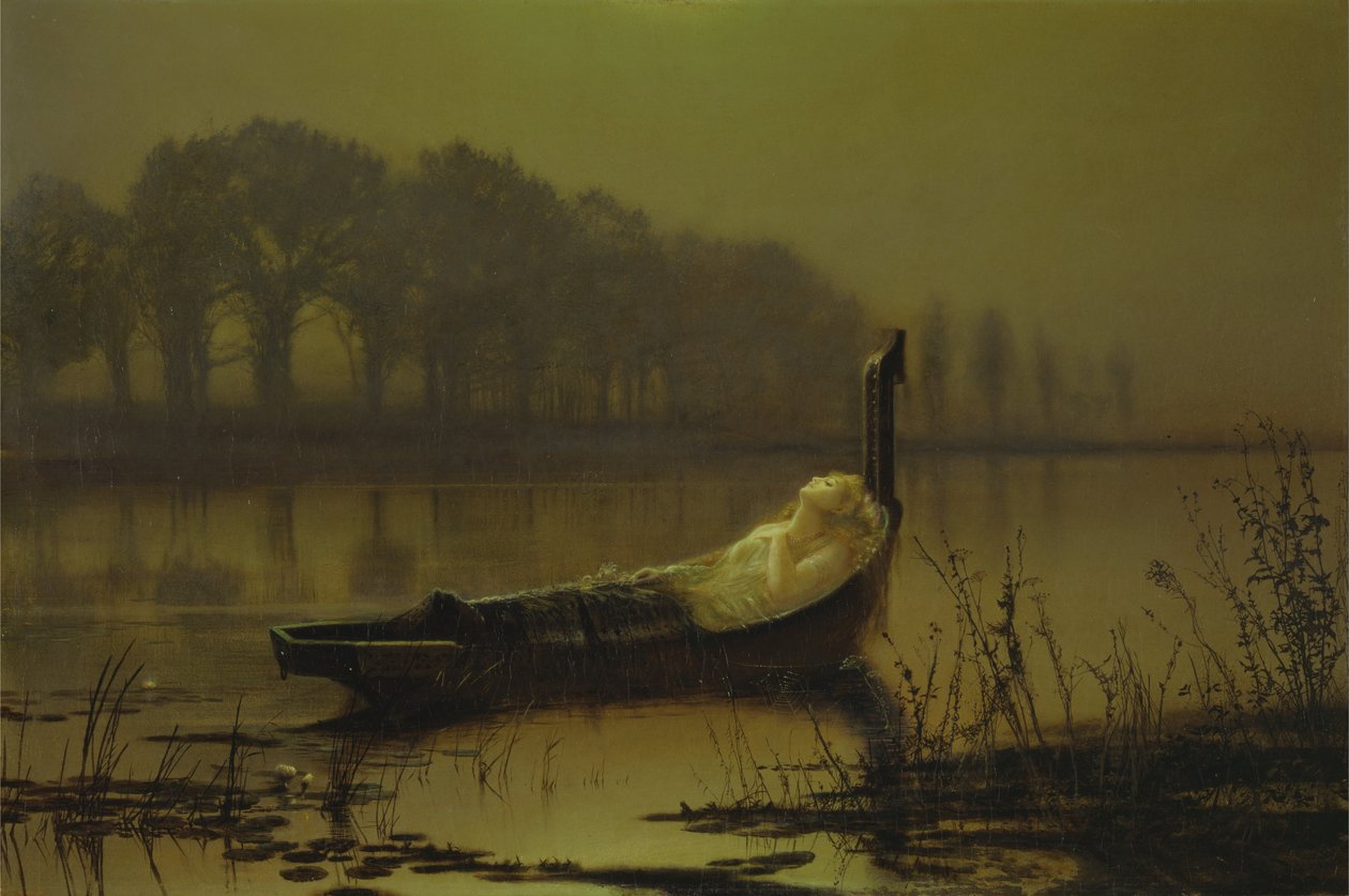 Die Dame von Shalott von John Atkinson Grimshaw