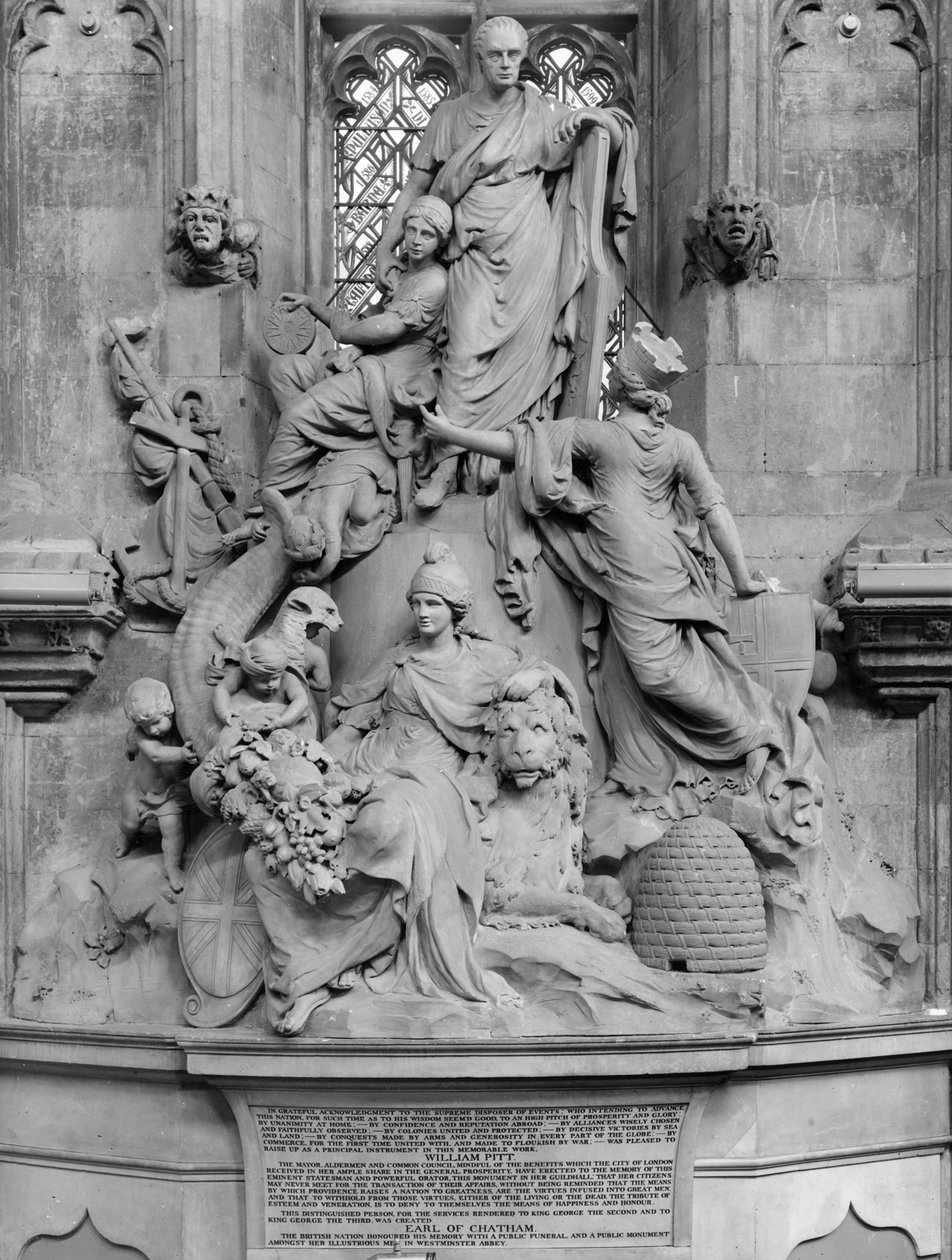 Denkmal für William Pitt den Älteren, 1782 (Marmor) von John Bacon