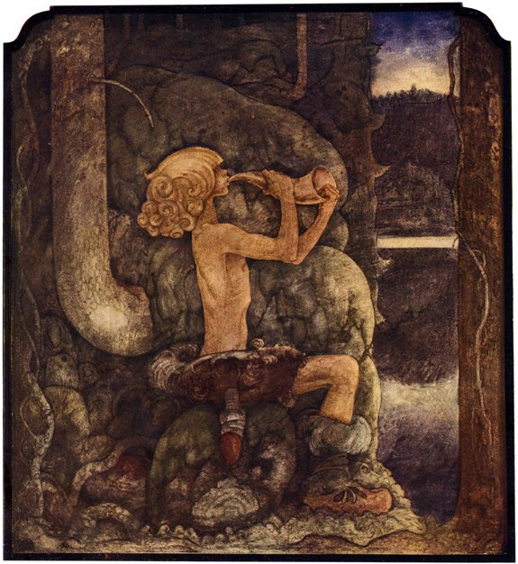 Der kleine Tomte von John Bauer