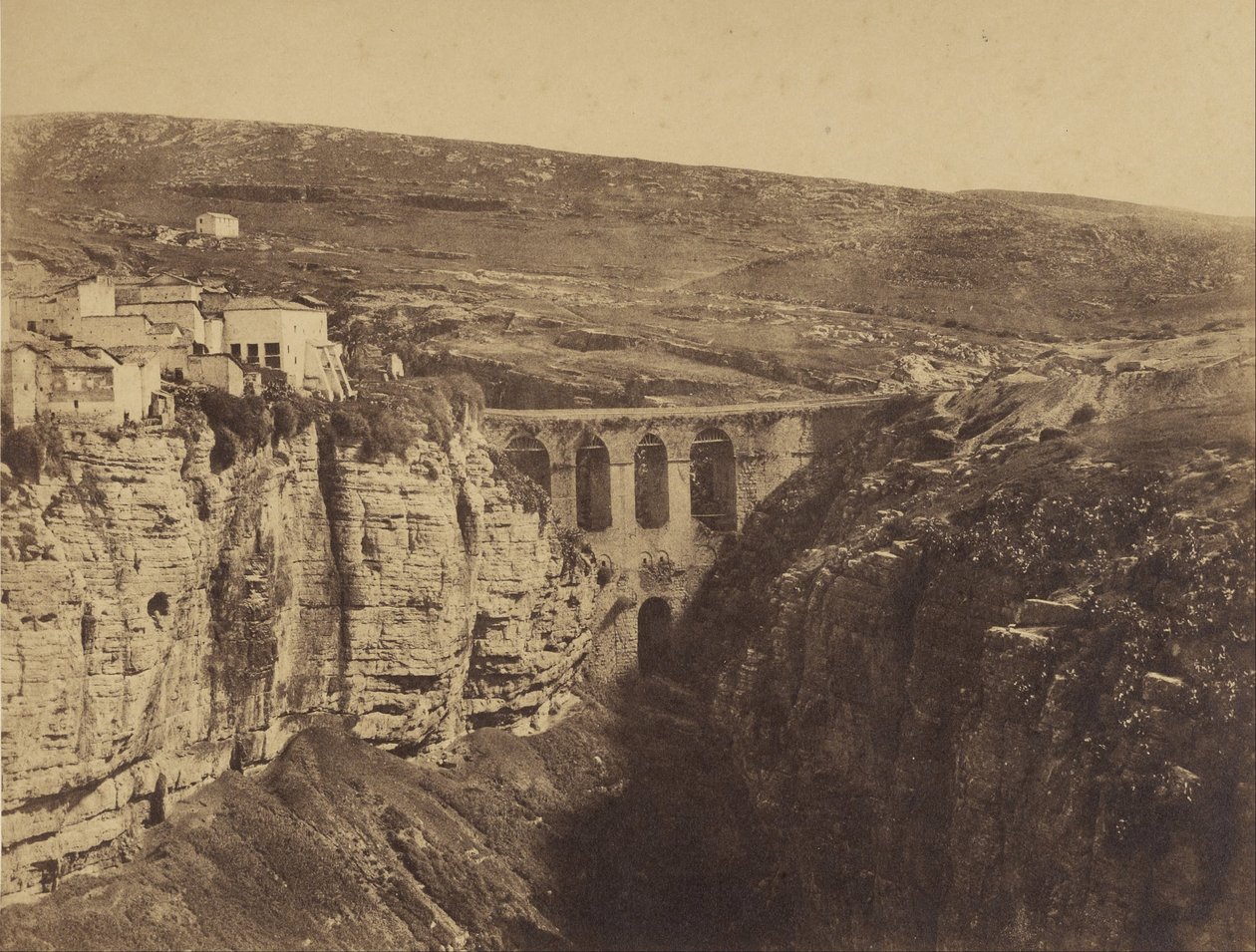 Elcantara-Brücke, Constantine, Algerien von John Beasly Greene