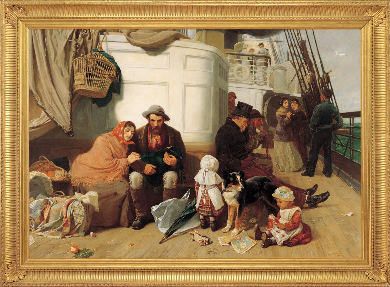 Das Einwandererschiff von John Charles Dollman