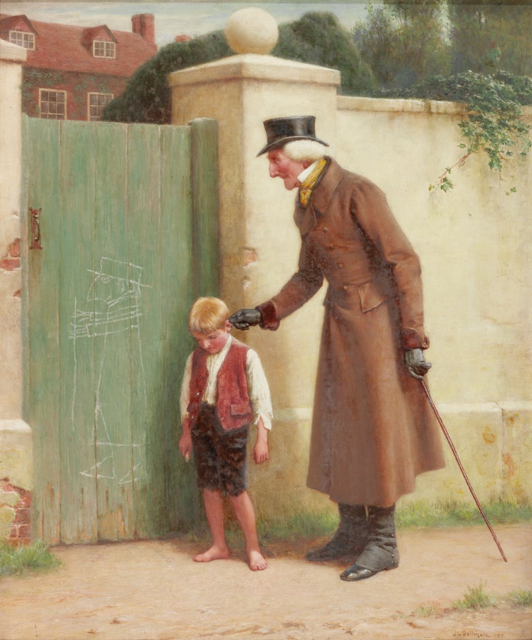 Der Dorfschmied, 1899 von John Charles Dollman