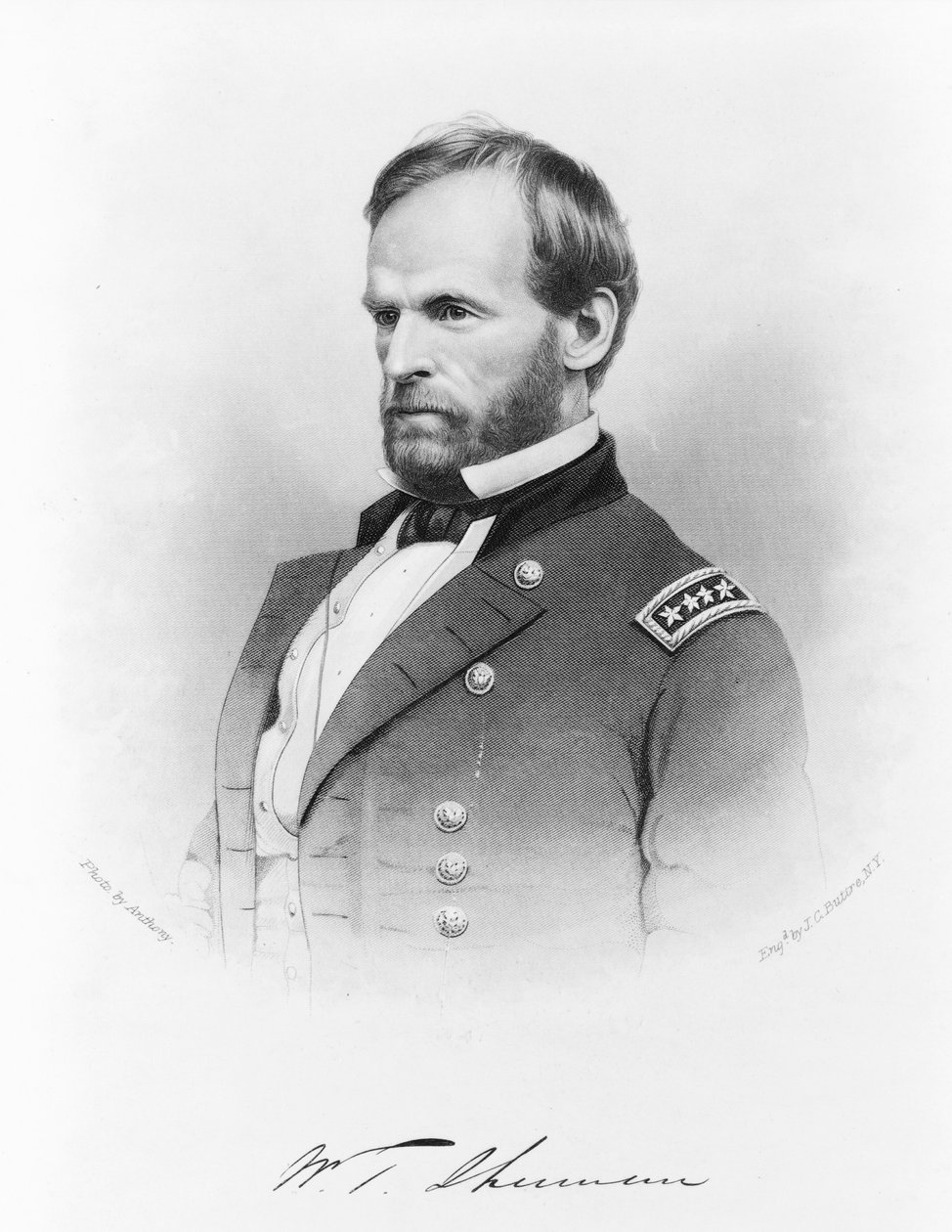 General William T. Sherman, um 1865 von John Chester Buttre
