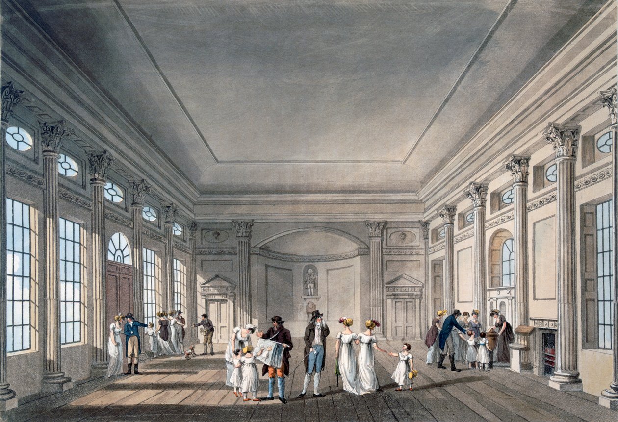 Der Pump Room, Bath von John Claude Nattes