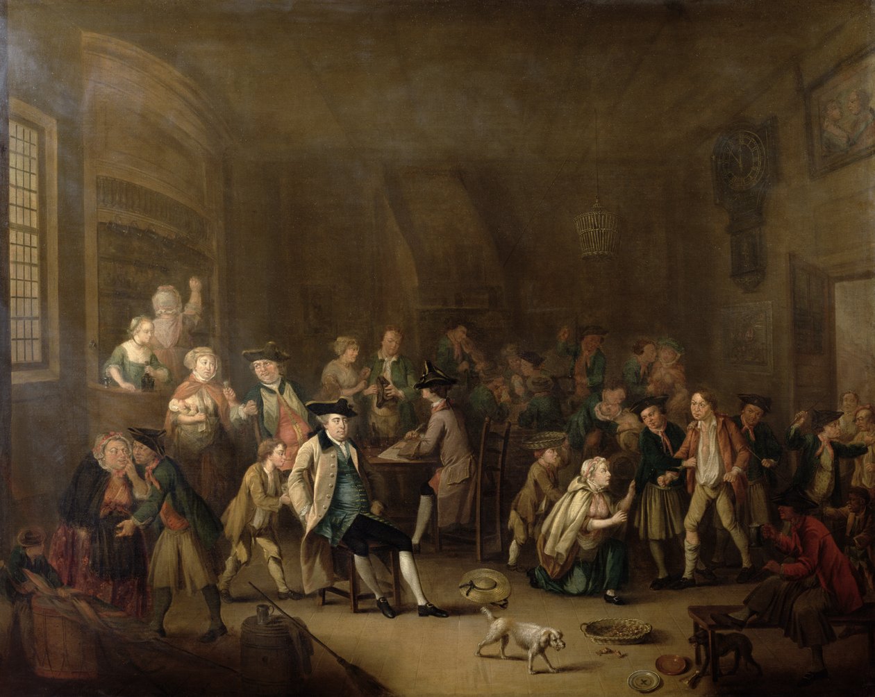 Die Pressebande, ca. 1760er Jahre von John Collet