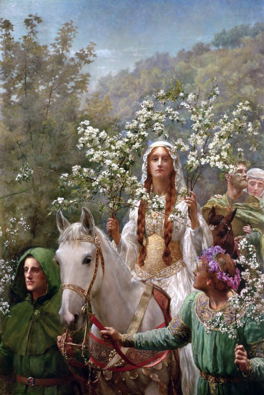 Königin Guineveres Maiing von John Collier