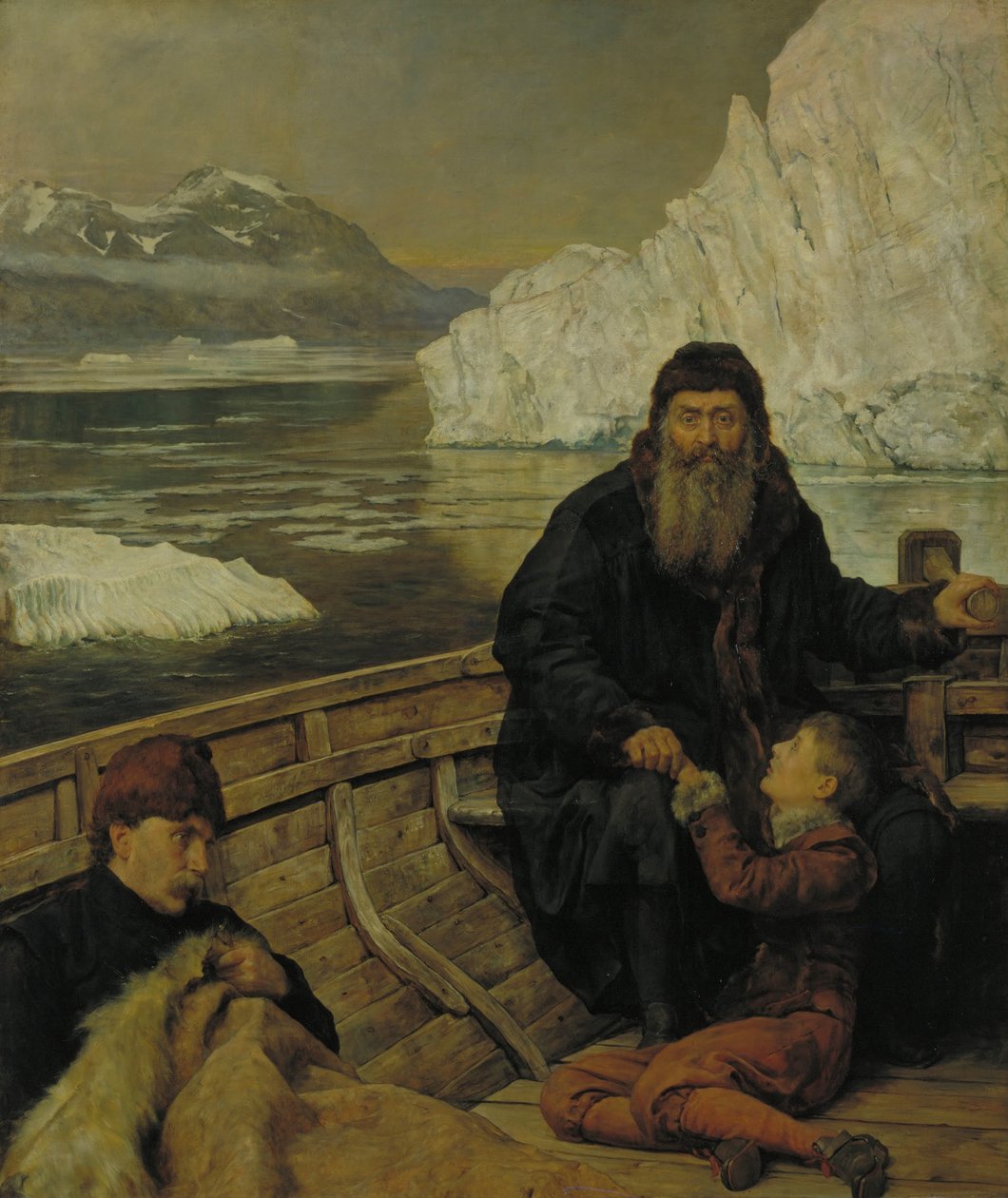 Die letzte Reise von Henry Hudson von John Collier