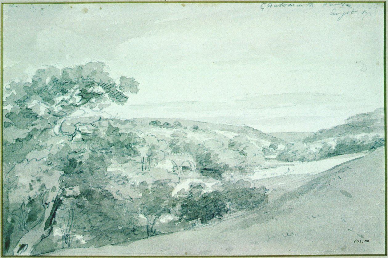 Chatsworth Park, 1801 von John Constable
