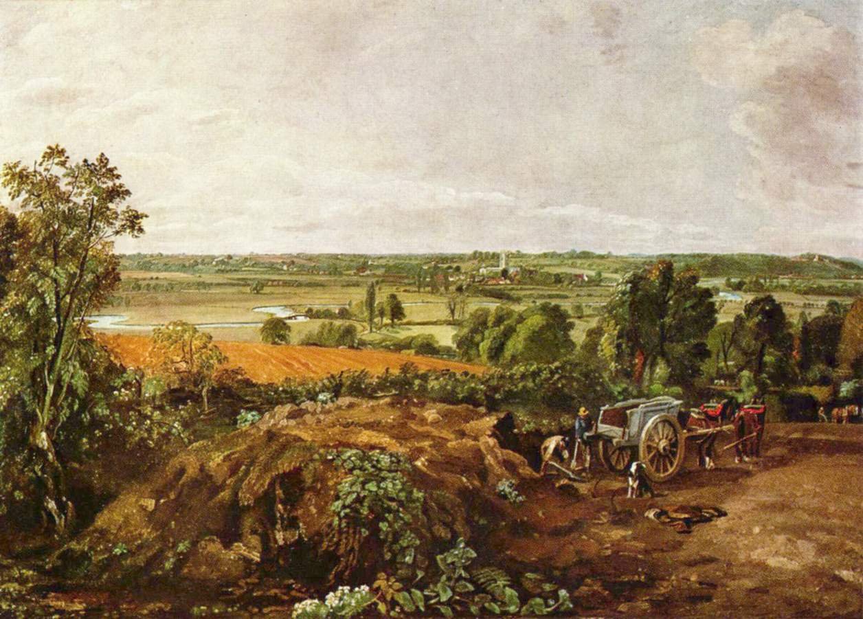 Das Stour-Tal mit der Kirche von Dedham von John Constable