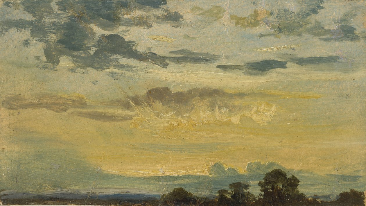 Sonnenuntergang im Sommer von John Constable