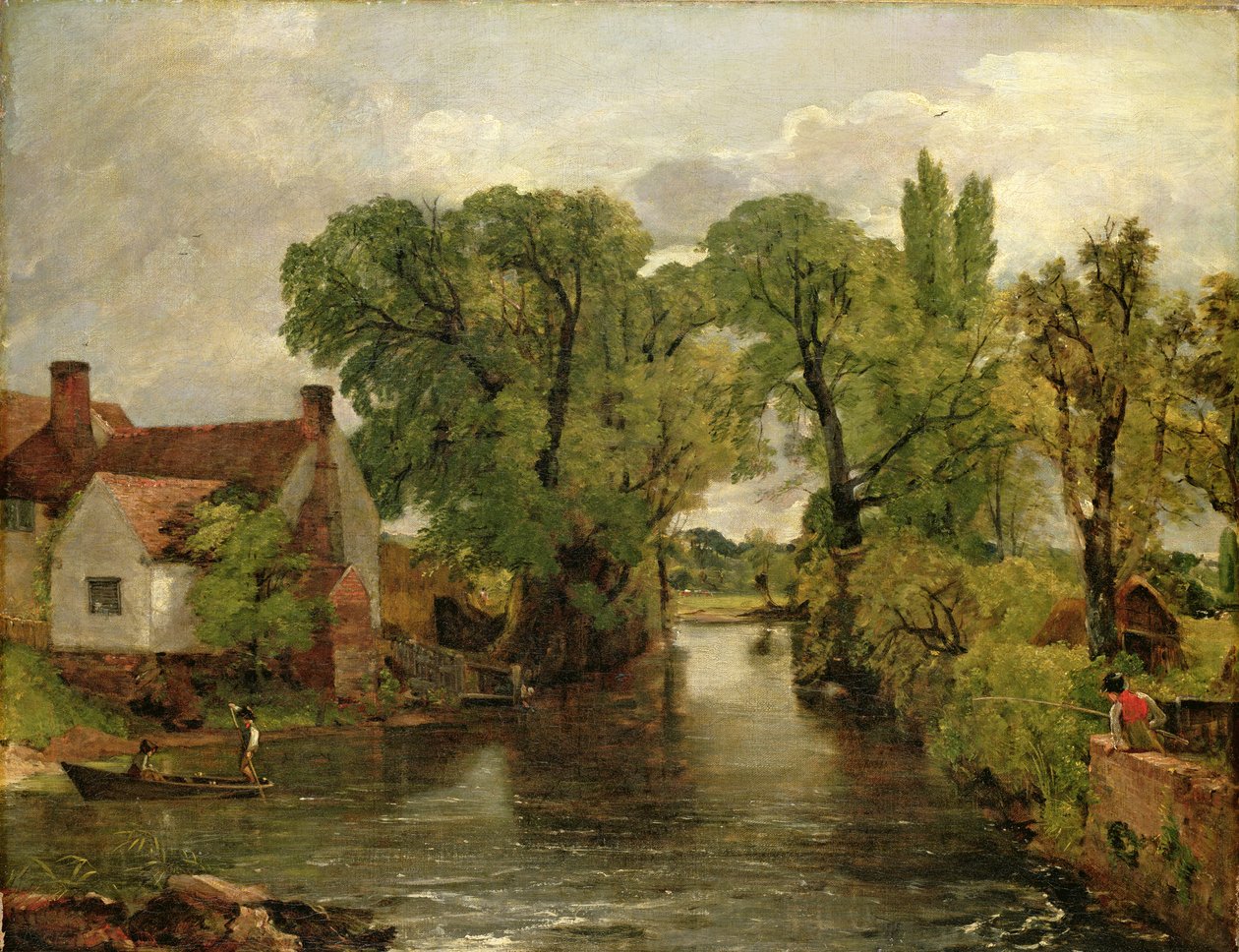 Der Mühlbach, 1814-15 von John Constable