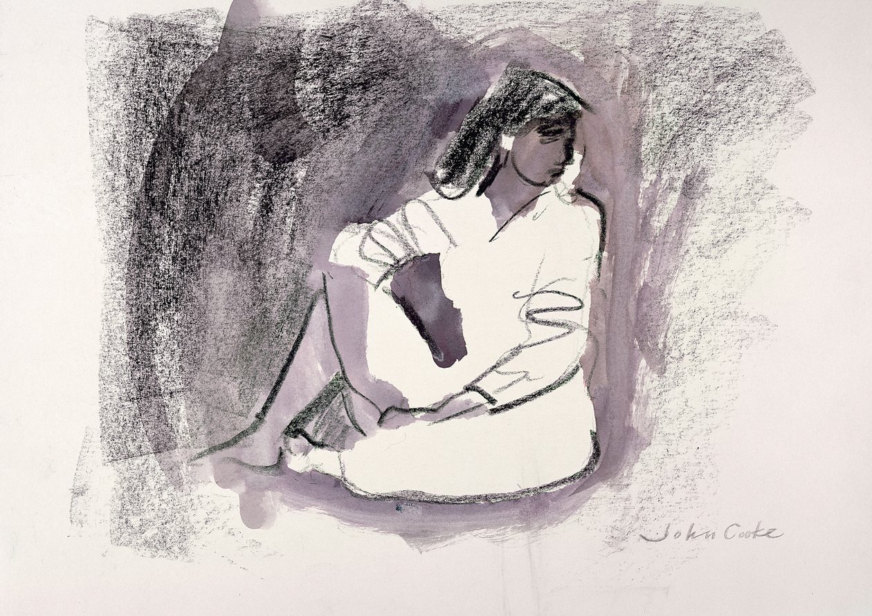 Sitzende Figur, 1999 von John Cooke