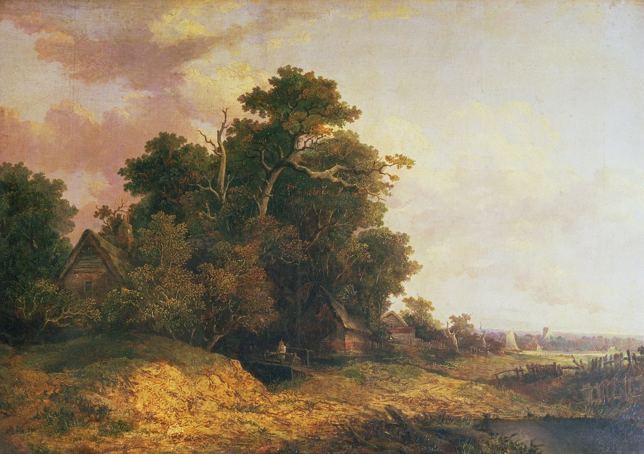 Landschaftsszene in Norfolk von John Crome
