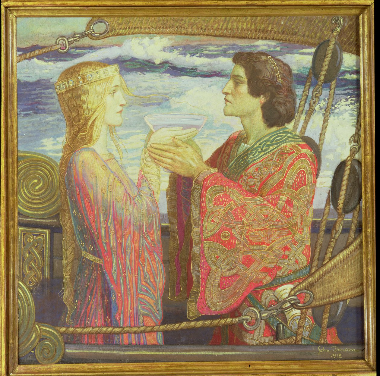 Tristan und Isolde, 1912 von John Duncan
