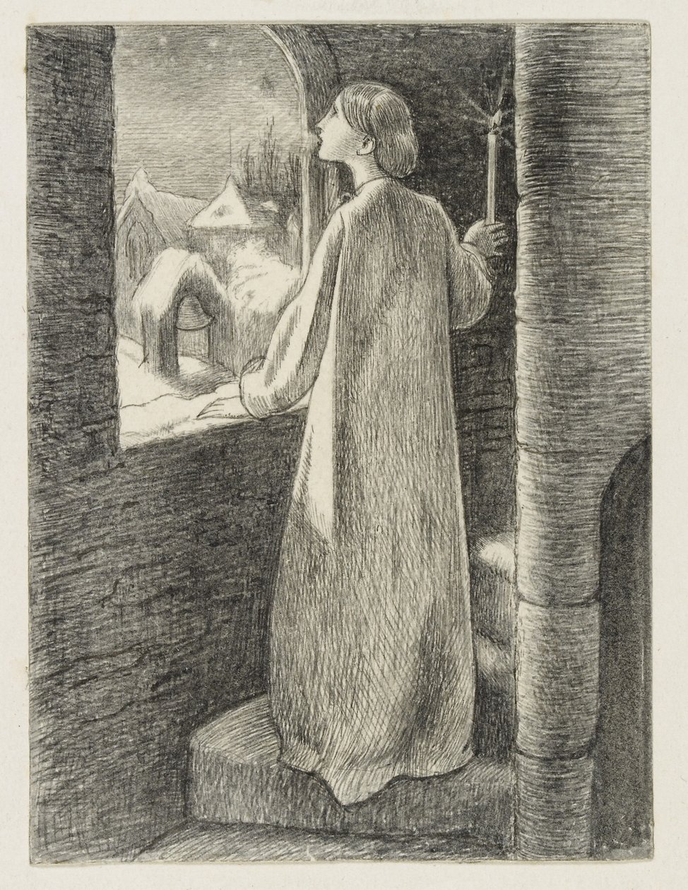 St. Agnes Eve von John Everett Millais