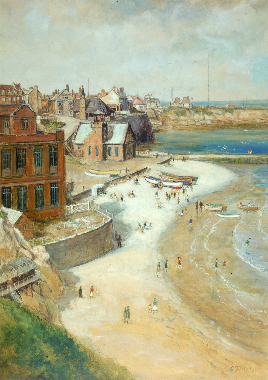 Cullercoats, Northumberland, 1910 von John Falconar Slater