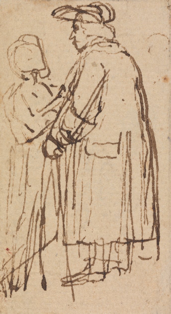 Studie eines Gentlemans, genannt Dr. Johnson von John Flaxman
