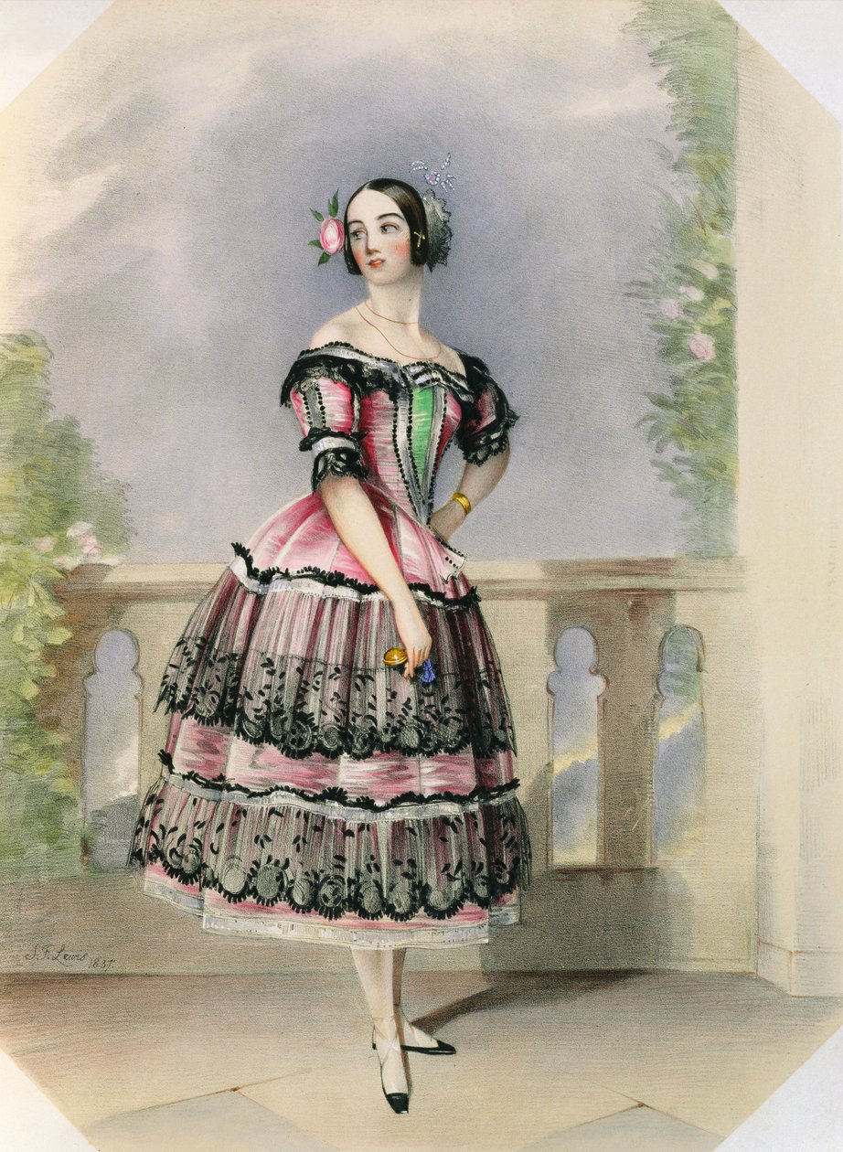 Pauline Duvernay (1813-94) veröffentlicht von Thomas McLean, 1837 von John Frederick Lewis