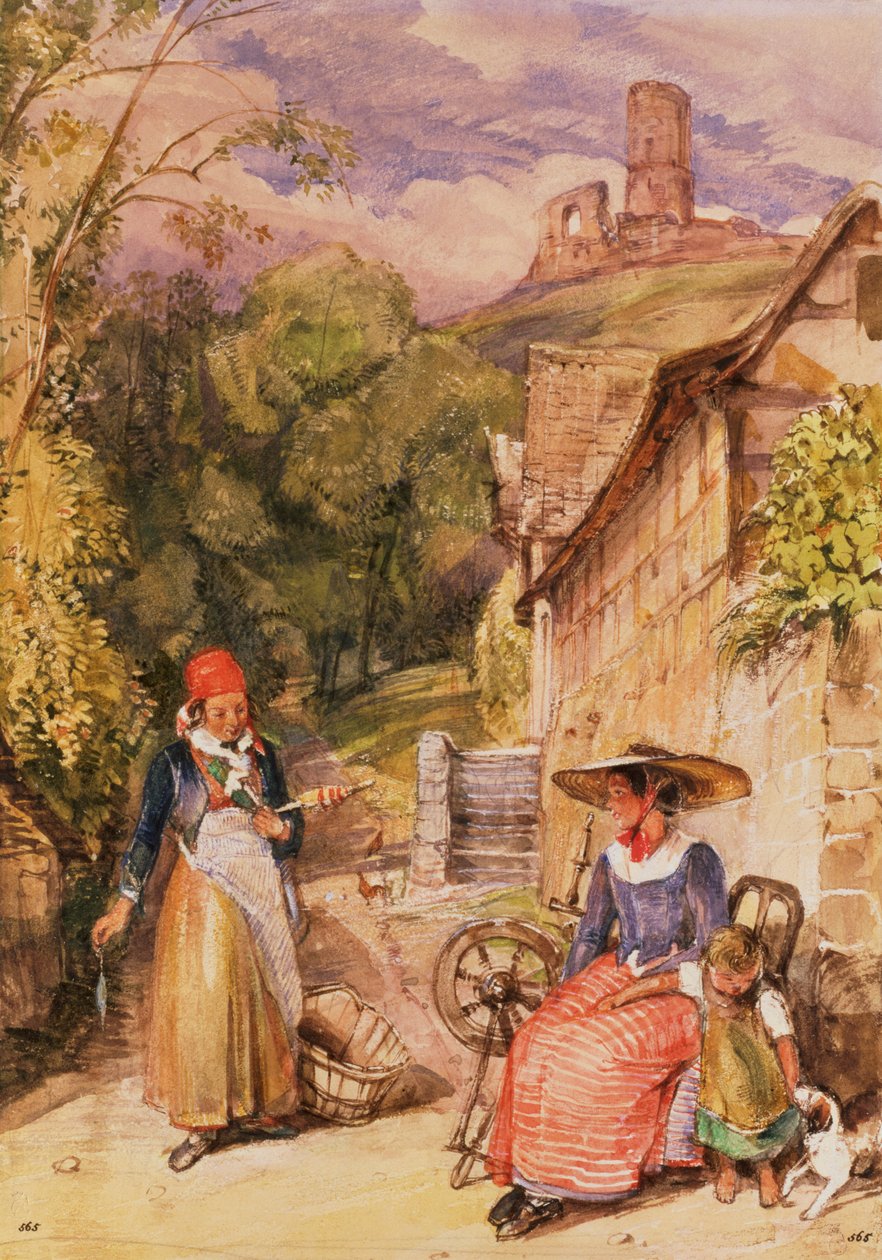 Bauern des Schwarzwaldes von John Frederick Lewis