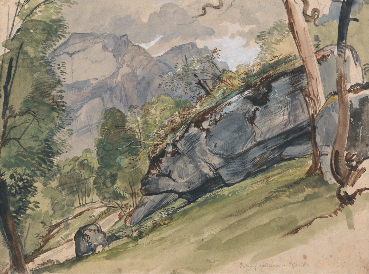 Das Tal von Lutscheuen von John Frederick Lewis