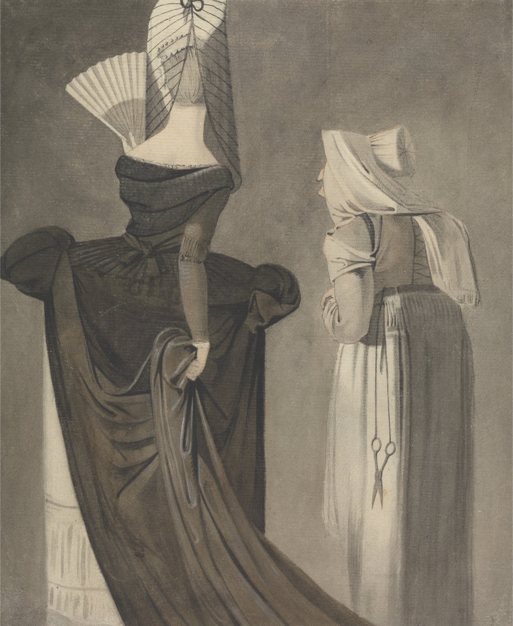 Eine römische Dame mit einer Anstandsdame von John George Brown