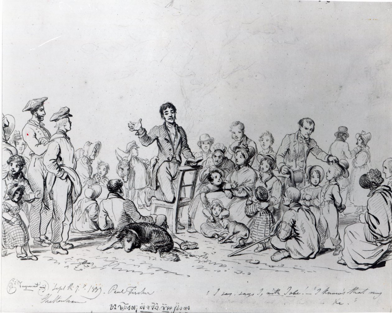 Der Feldprediger, 1837 von John George Paul Fischer