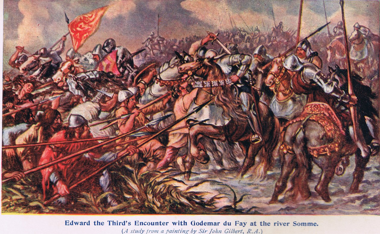 Edward III. trifft auf Godemur de Fay von John Gilbert