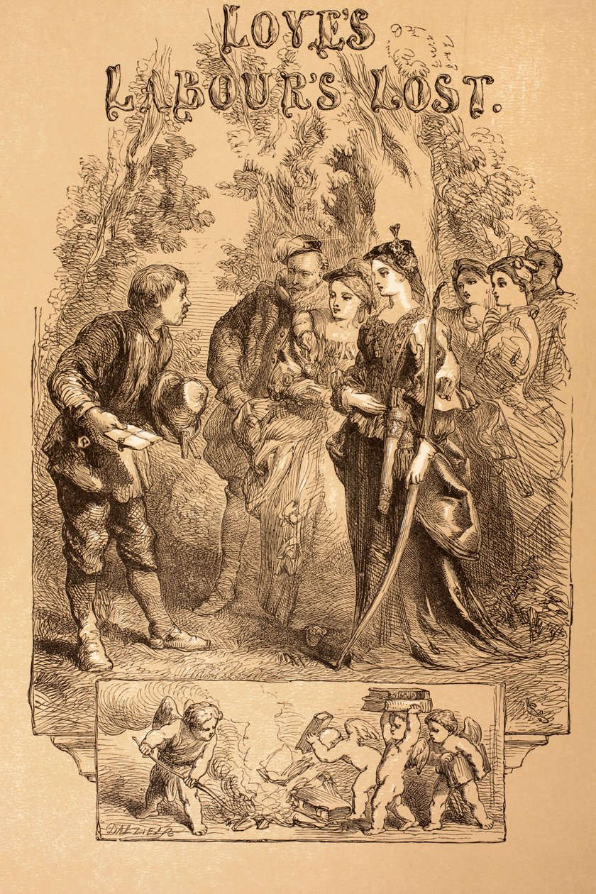 Illustration zu Verlorene Liebesmüh, aus 
