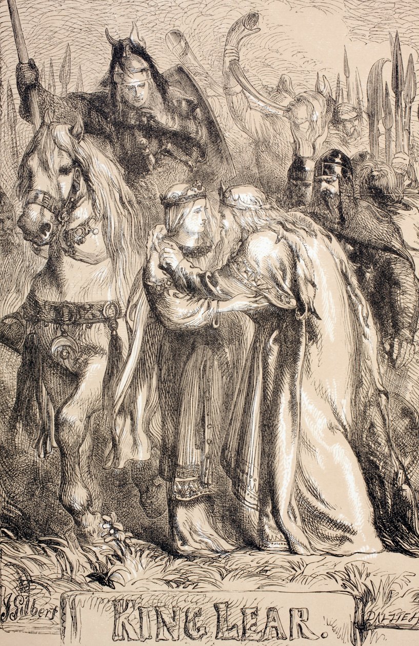 König Lear, 1890 von John Gilbert