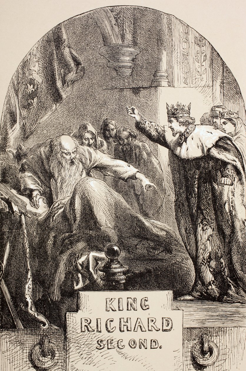 Richard II, 1890 von John Gilbert