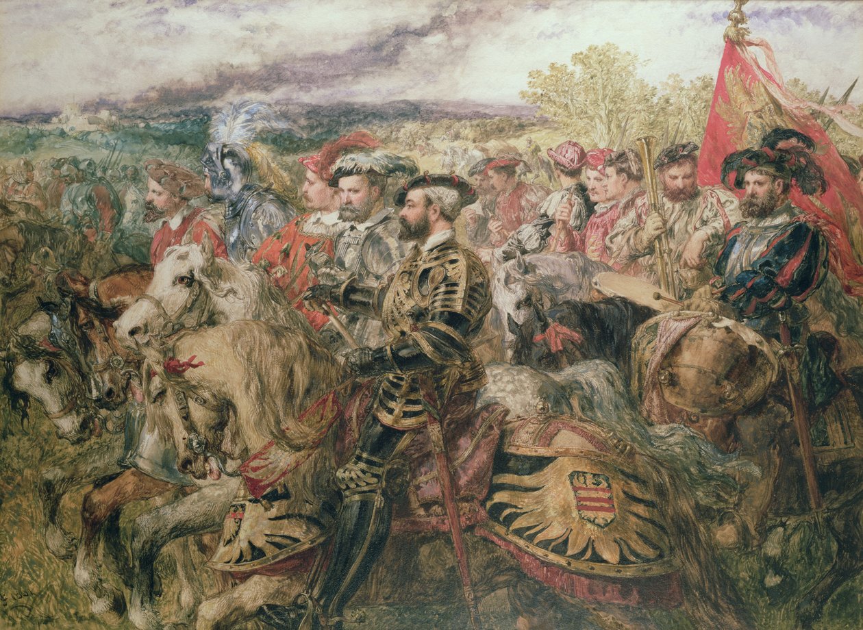 Das Feld des Goldenen Tuchs, 1520 von John Gilbert