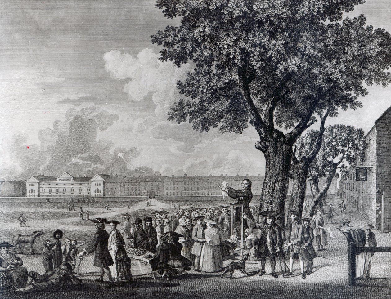 Enthusiasmus gezeigt, graviert von Robert Pranker, 1765 von John Griffiths