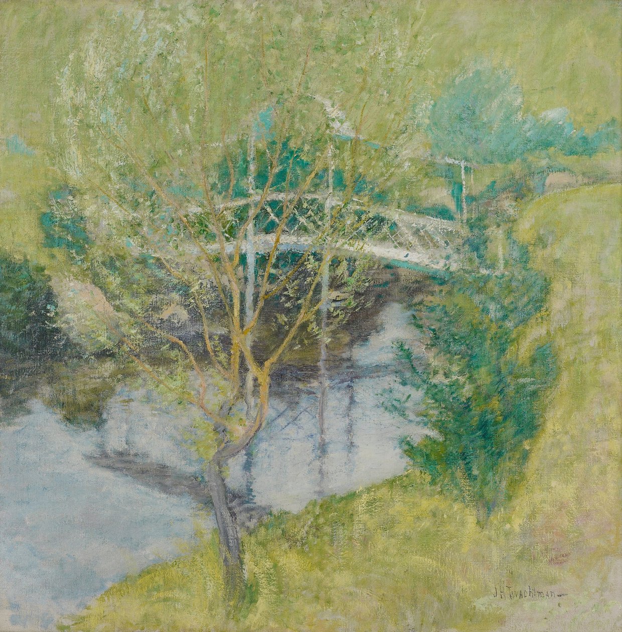 Die weiße Brücke von John Henry Twachtman