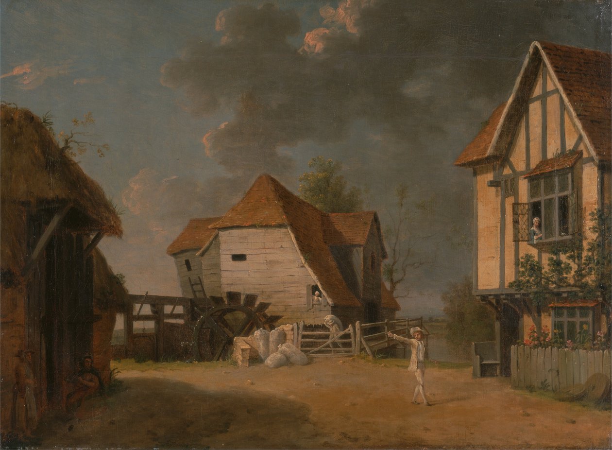 Eine Szene aus Die Magd der Mühle von John Inigo Richards