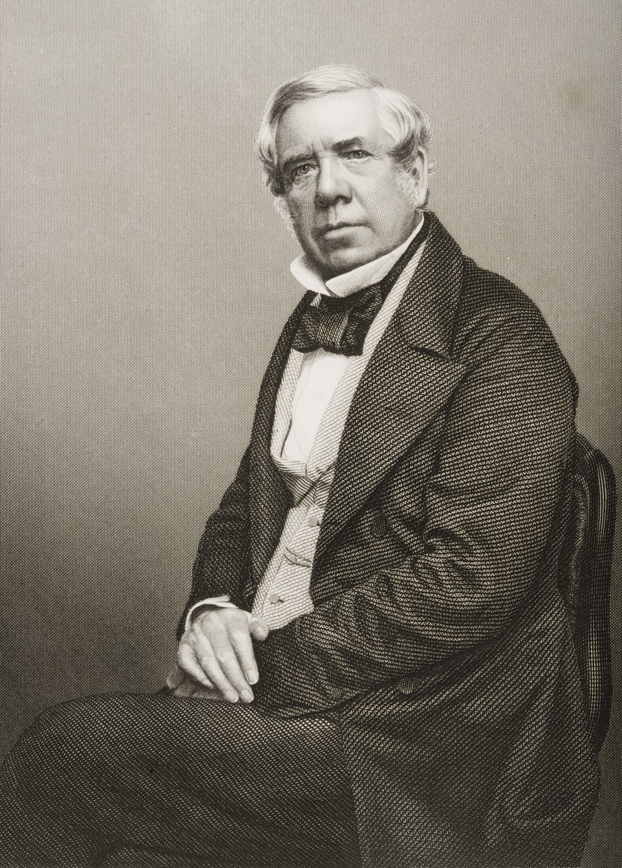 David Roberts (1796-1864), graviert von D.J. Pound nach einem Foto, aus 