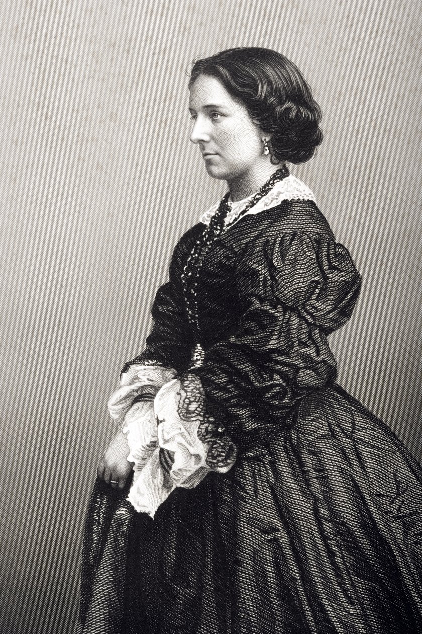 Madame Constance Nantier-Didiee (1832-67) graviert von D.J. Pound nach einem Foto, aus 