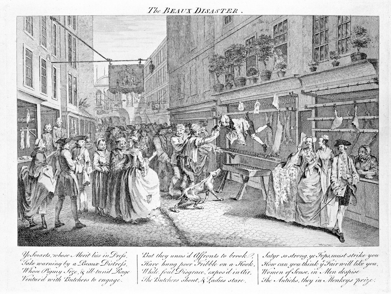 Das Unglück der Schönlinge, 1747 von John June
