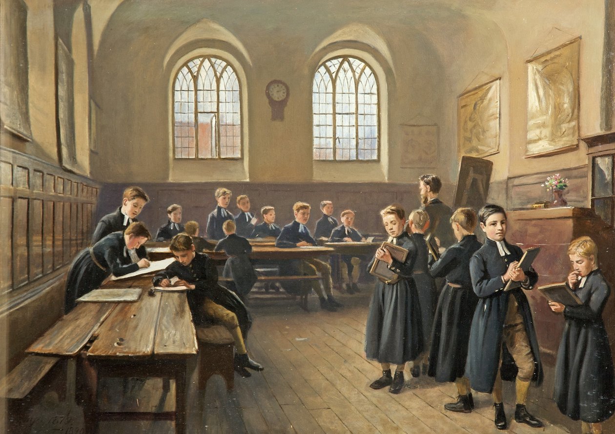Die Blue Coat School, Gloucester, 1879-90 von John Kemp