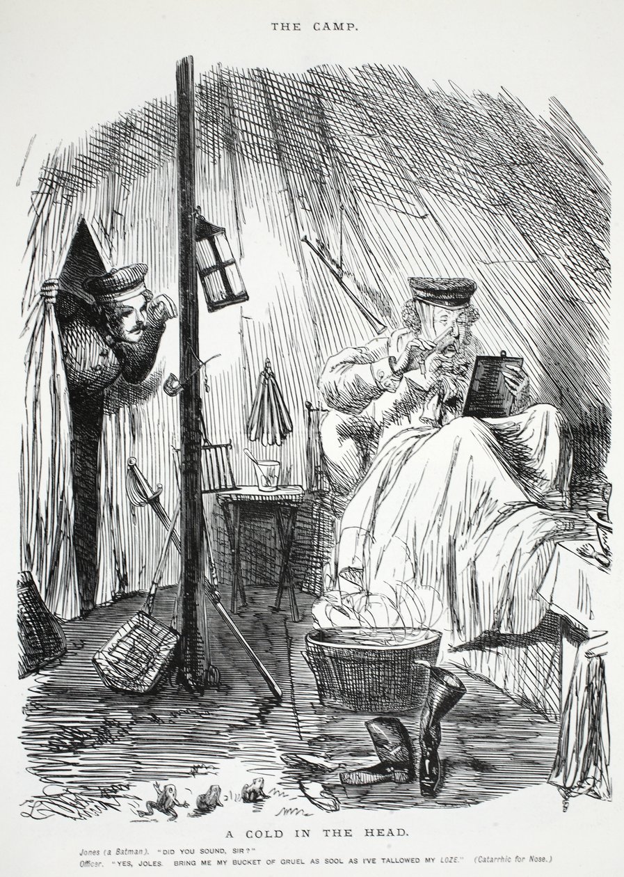 Eine Erkältung im Kopf von John Leech