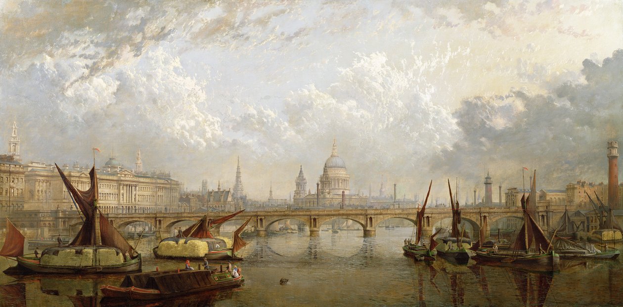 Die Themse, London von John MacVicar Anderson