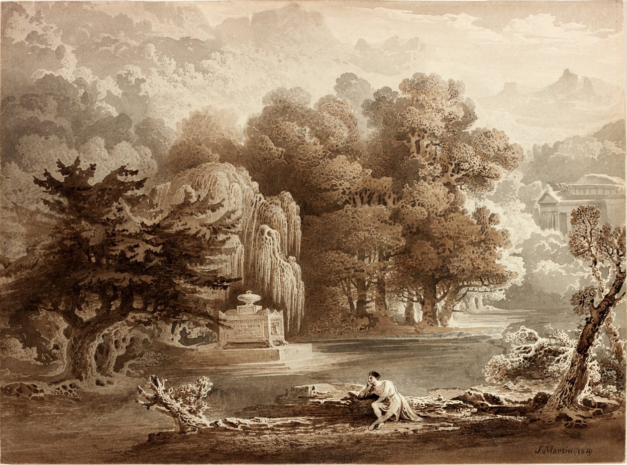 Klassische Landschaft von John Martin