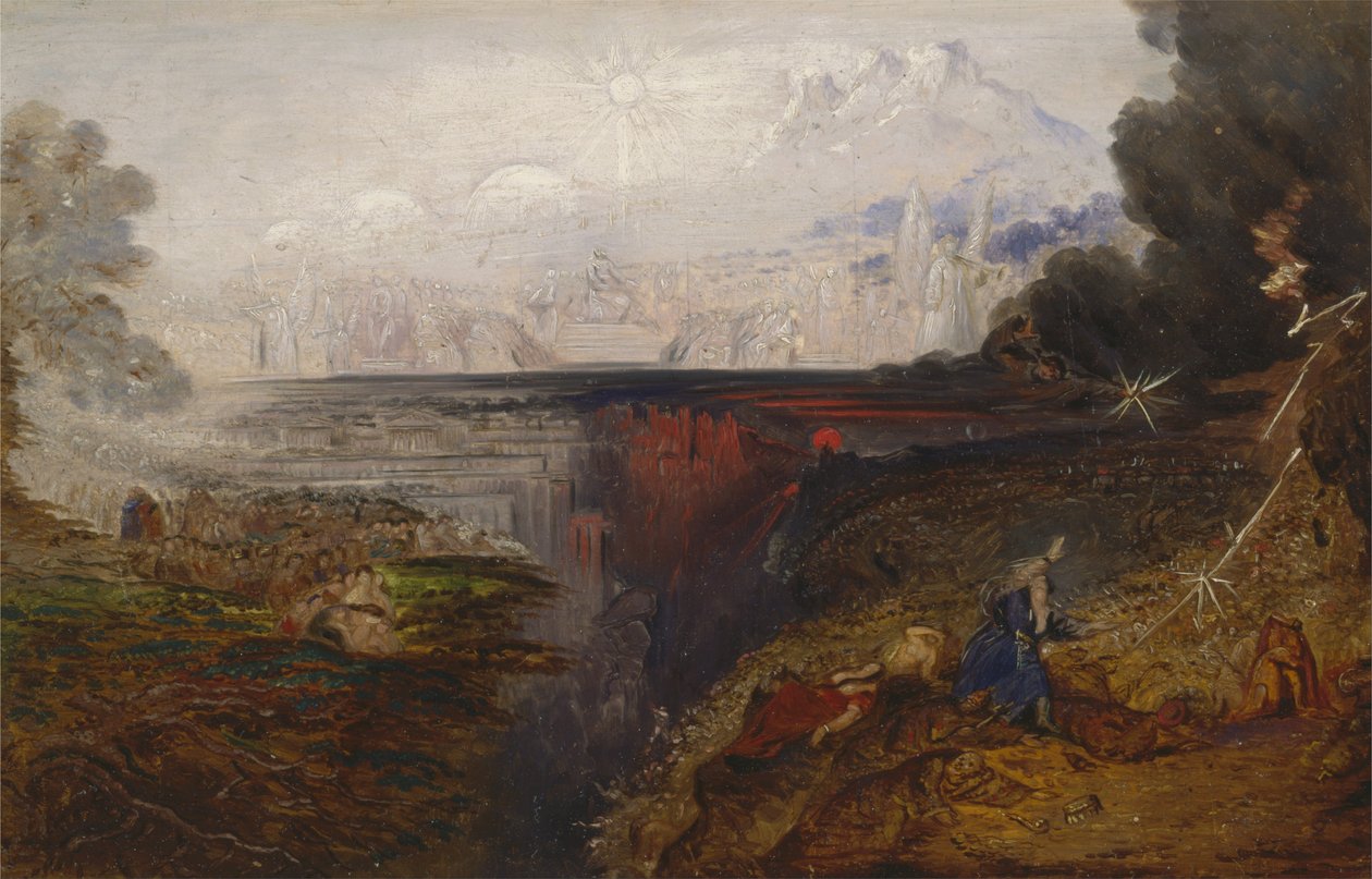 Das Jüngste Gericht (Studie) von John Martin