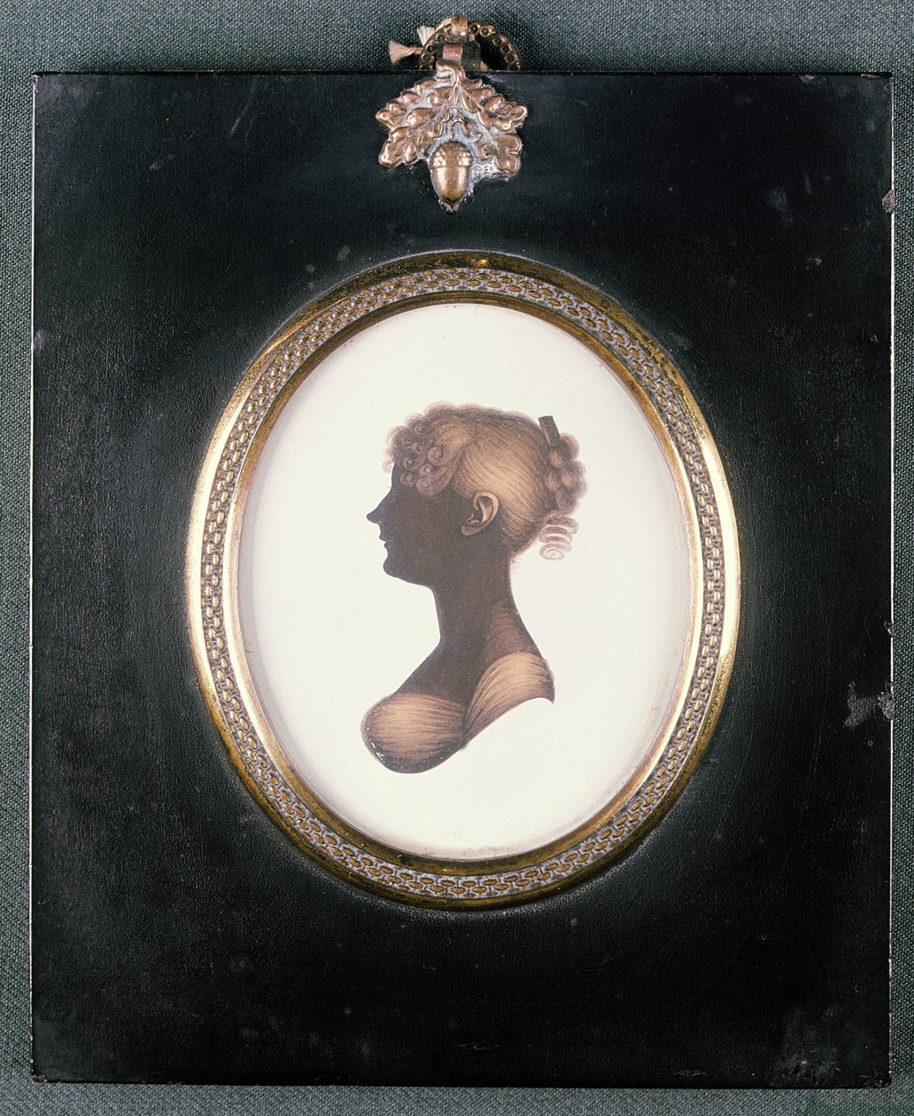 Silhouette von Cassandra Austen, ca. 1809 von John Meiers
