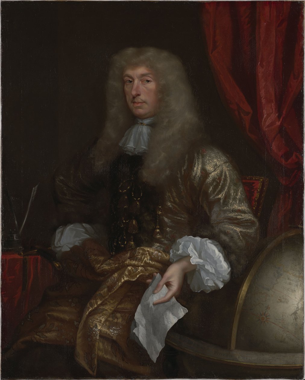 Porträt von Sir John Chardin, französischer Reisender und Kaufmann von John Michael Wright