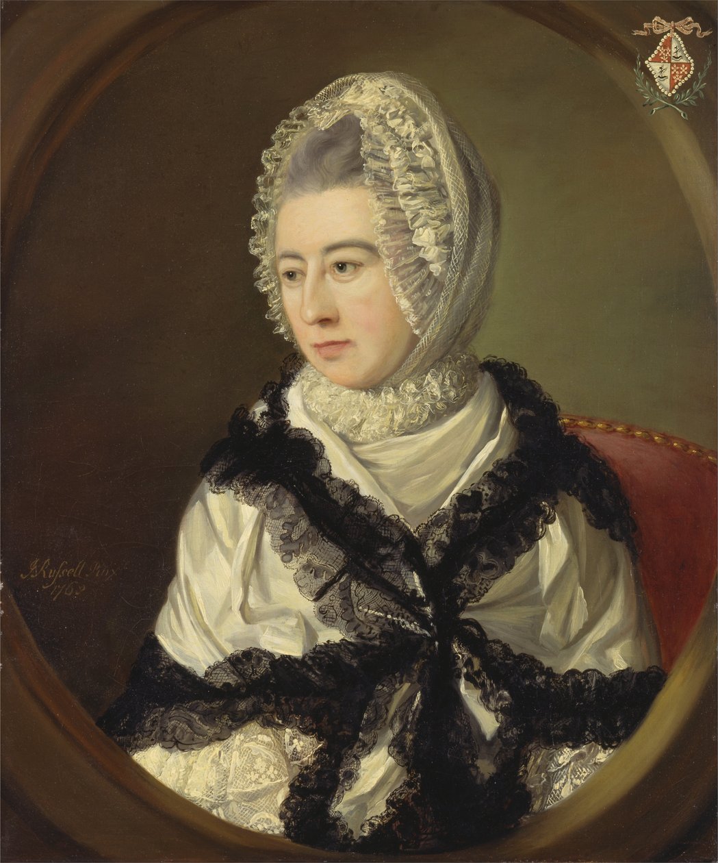 Porträt einer Dame von John Russell
