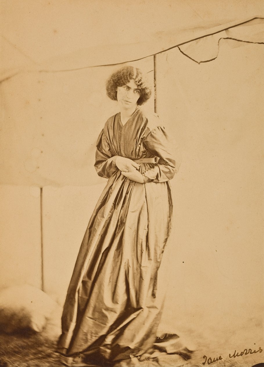 Porträt von Jane Morris, 1865 von John R. Parsons